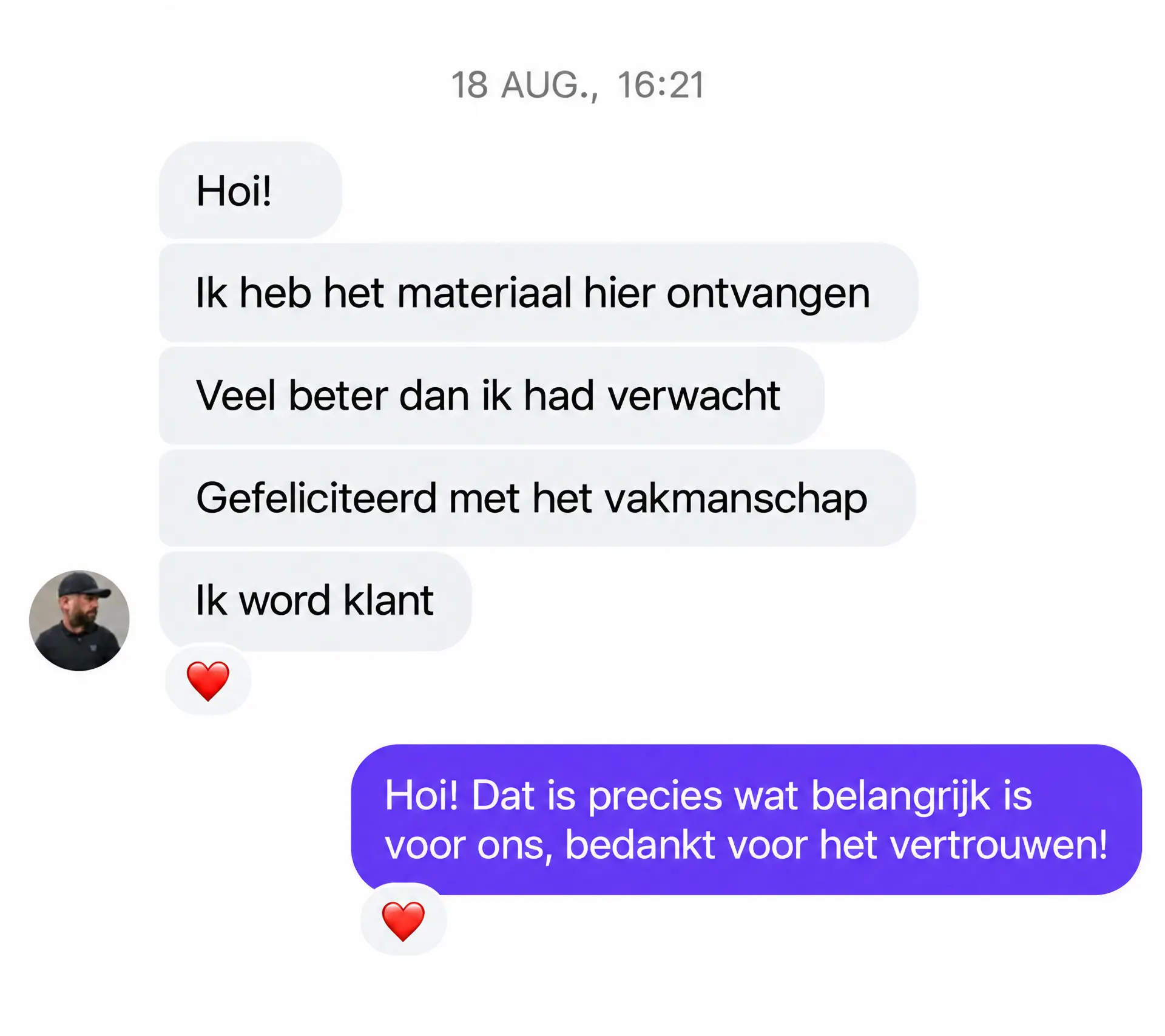 review van cliënt 2